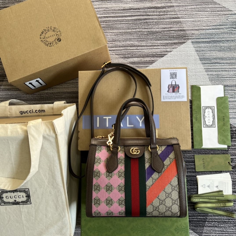 G*u*i top handle bags